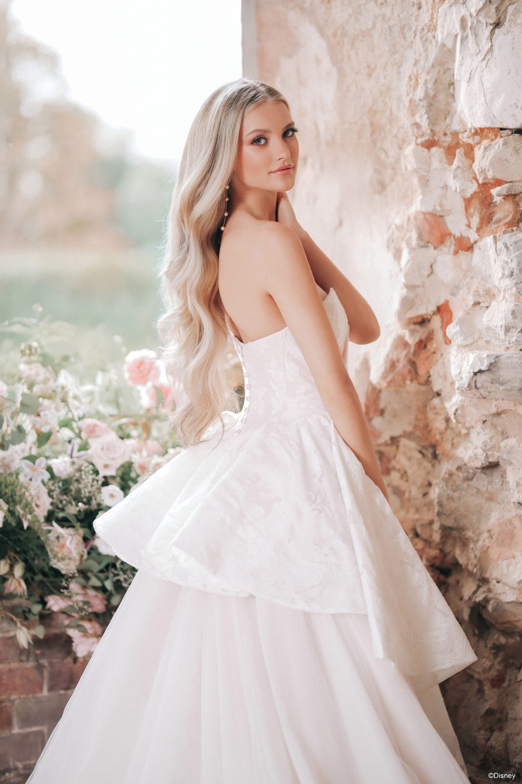 D466 Rapunzel Disney Princess wedding dress